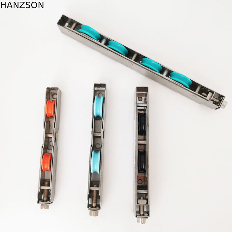 Heavy Duty Sliding Wheel for Glass Door Pulley 16*28 Nylon Sliding Window Roller Steel Bearing Sliding Door Roller Wheel