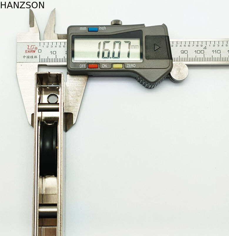 Heavy Duty Sliding Wheel for Glass Door Pulley 16*28 Nylon Sliding Window Roller Steel Bearing Sliding Door Roller Wheel