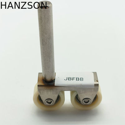 W18xH34xL42mm অ্যালুমিনিয়াম স্লাইডিং গেট হুইল পুলি 608zz গেট বিয়ারিং হুইল