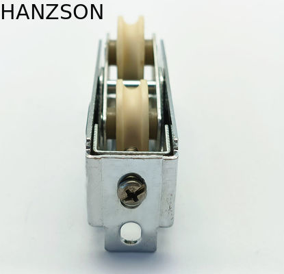 প্লাস্টিক কভার অ্যালুমিনিয়াম স্লাইডিং ডোর রোলার 1.2 মিমি আয়রন শীট উপাদান OEM