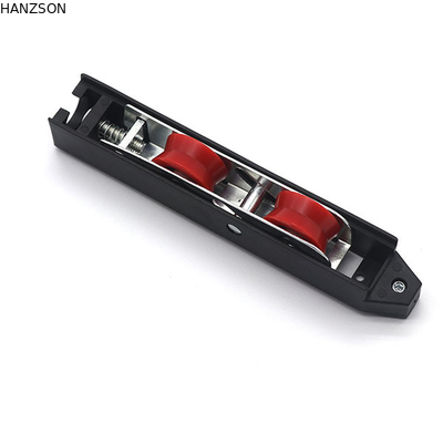 প্লাস্টিক স্লাইডিং উইন্ডো রোলার Pa6 উপাদান OEM ম্যাট ফিনিশ ইউ গ্রুভ প্রকার