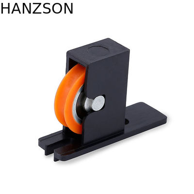 ডাবল পুলি নাইলন উপাদান ওডিএম সহ মরিচা প্রুফ স্লাইডিং নাইলন ডোর রোলার