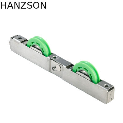 SS201 SS304 স্লাইডিং ডোর রোলার 25mm ব্যাসার্ধ 8.5mm পুরুত্ব চাকার আকার